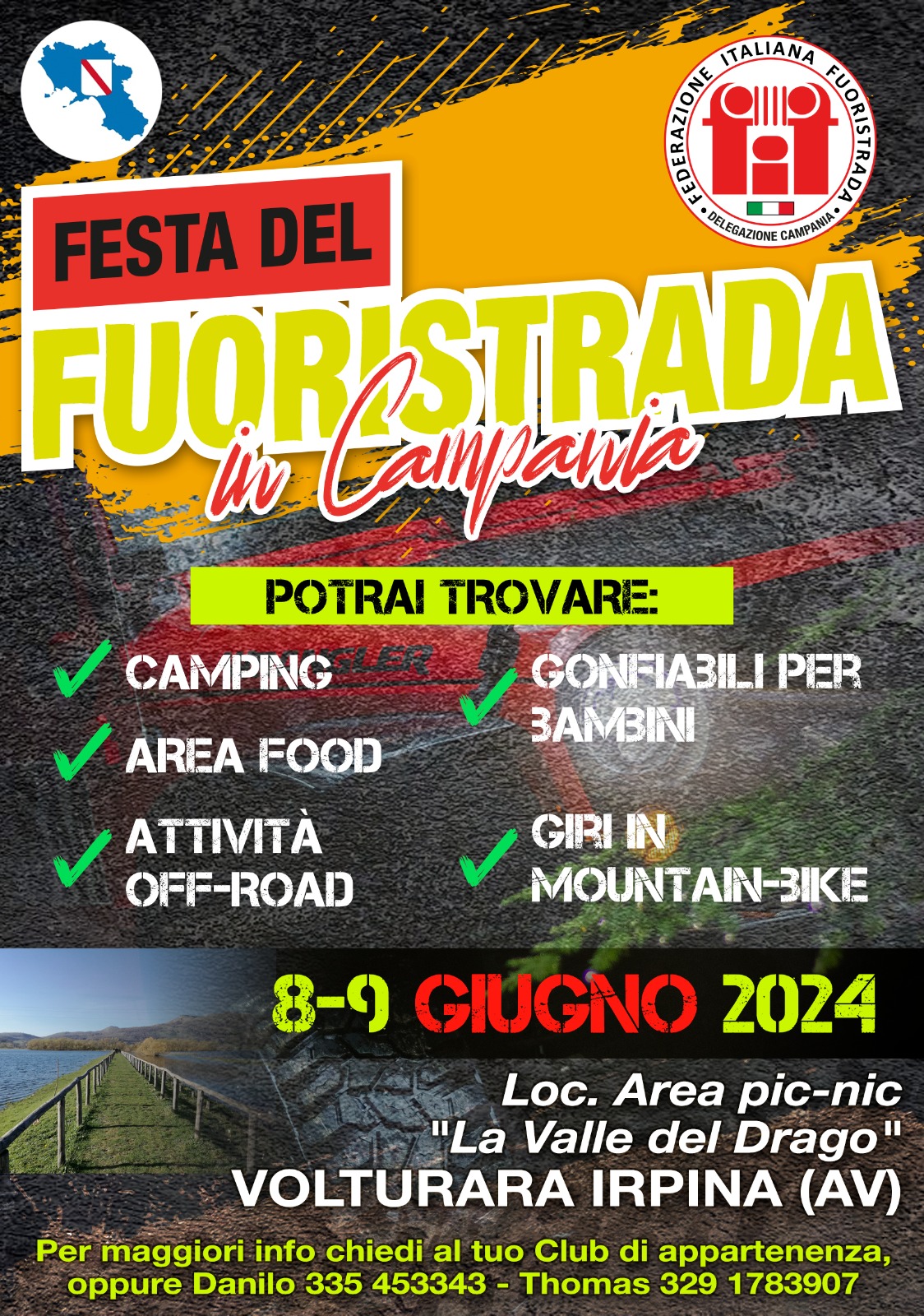 Festa del Fuoristrada in Campania della DELEGAZIONE CAMPANIA FIF 4X4